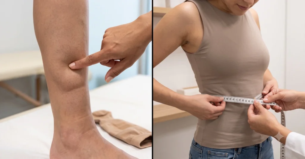 Como identificar a diferença entre reter líquidos e ganhar gordura corporal de verdade.